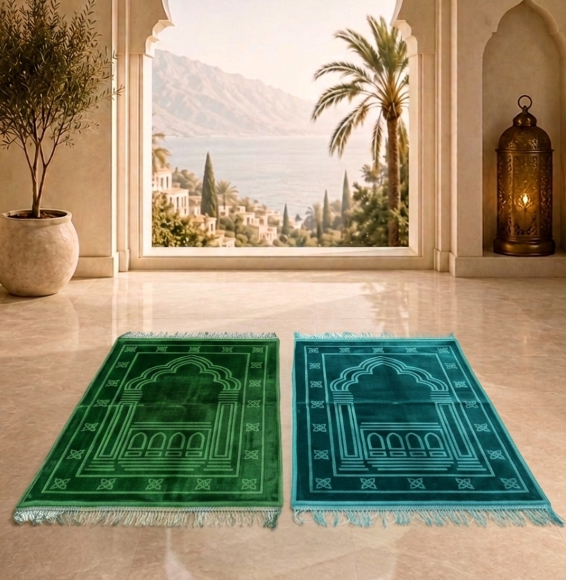 Memorial foaming prayer mat