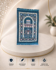 Gift prayer mat with premium pearl beads tasbeeh 02