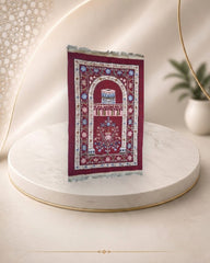 Gift prayer mat with premium pearl beads tasbeeh 03
