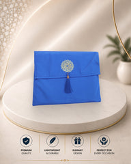 Gift Prayer Mat With Pouch Blue